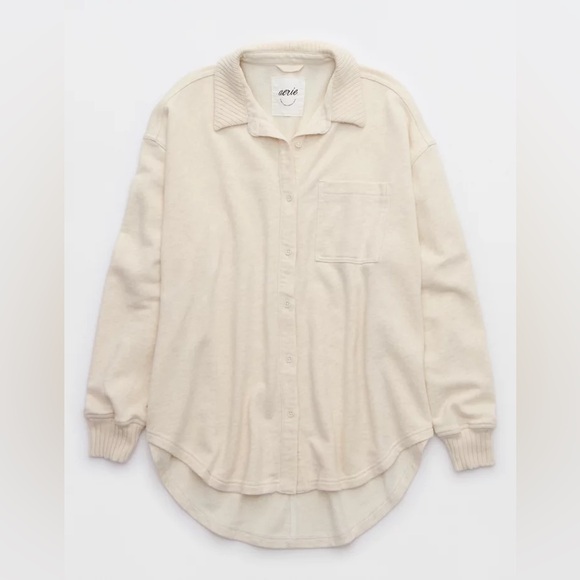 Aerie LumberJane Fleece Shirt - Oversized Fit - Picture 4 of 12